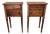 Italian Rustic Wood Nightstands, Tuscany, 1950s, Set of 2 For Sale