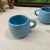 Ceramic 1970s Blue Frankoma Lazy Bones Ceramic Mugs- Set of 3 For Sale - Image 7 of 8
