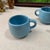 Ceramic 1970s Frankoma Blue Ceramic Mugs- Set of 3 For Sale - Image 7 of 8