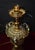 Gothic Revival Bronze Three-Handled Urn Table Lamp with Vianne Flame Shade For Sale - Image 14 of 18