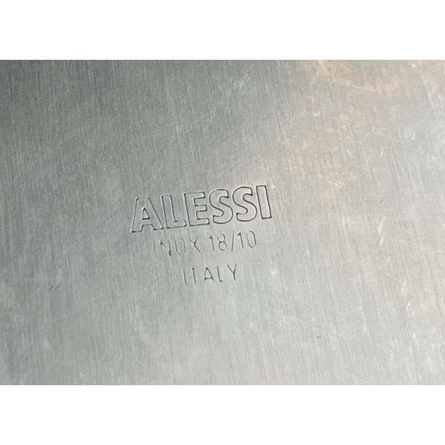 Italian Postmodern Stainless Steel Fruit Bowl from Alessi, 1980s For Sale - Image 11 of 15