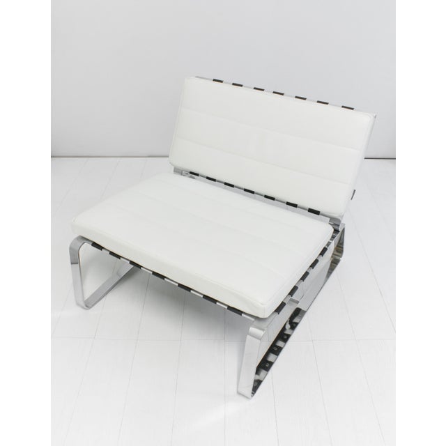 Delaunay Lounge Chairs in Leather by Rodolfo Dordoni for Minotti, Set of 2 For Sale - Image 5 of 13