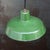 Industrial Vintage French Industrial Green Enamel Pendant Light For Sale - Image 3 of 5