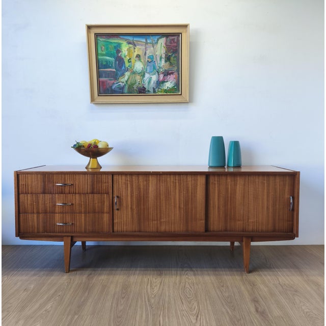 Minimalist Modern Wooden Buffet, 1970s For Sale - Image 16 of 18