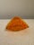 Mid-Century Modern Vintage 1970s Amber Glass Peacock Decorative Bowl For Sale - Image 3 of 7