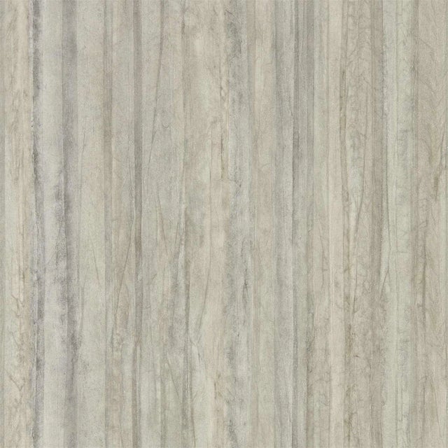 Harlequin Plica Wallpaper in Zinc/Linen For Sale