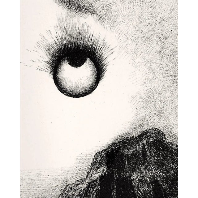 Partout des Prunelles Flamboient - Original Lithograph by O. Redon - 1888 1888 For Sale