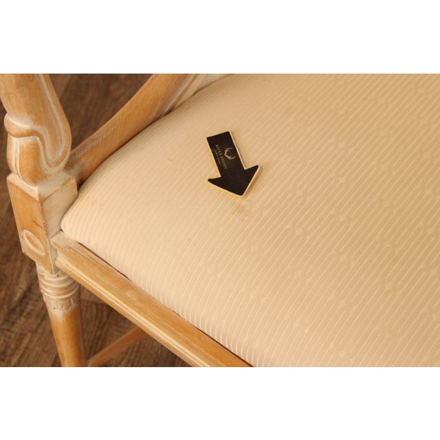 Harris Marcus French Empire Style Swan Carved Armchair For Sale - Image 9 of 12