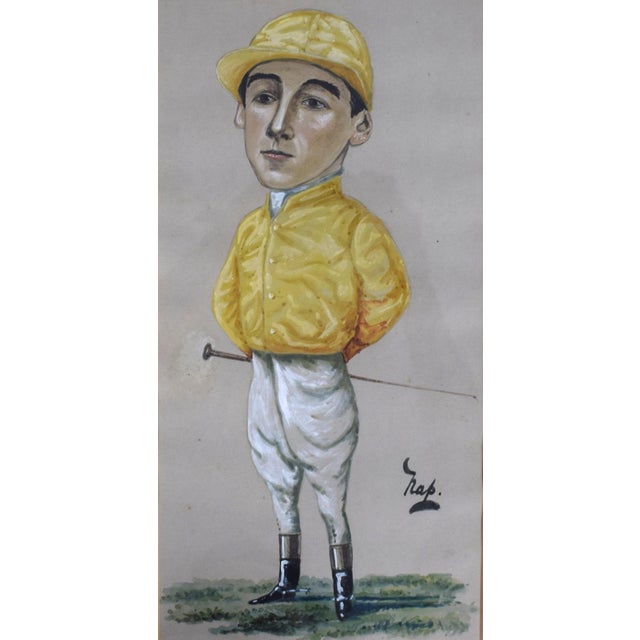 Art Sz: 14"H x 7"W Frame Sz: 20 3/4"H x 13 3/4"W Medium: watercolour and bodycolour on paper Daniel Aloysius Maher...
