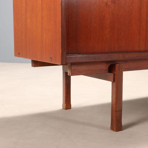 Brown Vintage Sideboard in Teak, 1960s For Sale - Image 8 of 11