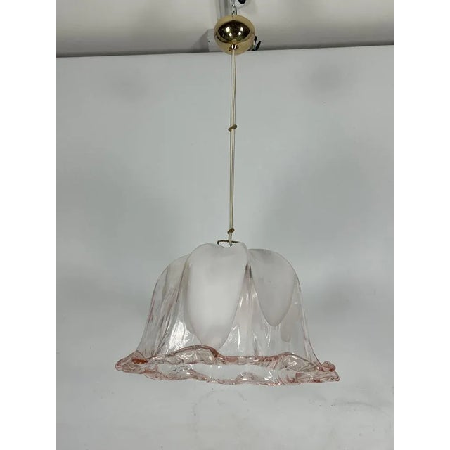 Ceiling Light in Pink and White Murano Glass from La Murrina, Italy, 1970s For Sale - Image 13 of 13
