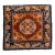 Antique Chinese Square Rug With Floral Medallion 2' X 2'2" For Sale