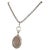 Victorian Aesthetic Sterling Silver Oval Locket & Chain, 1880s For Sale - Image 3 of 3