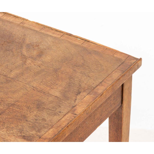 Federal Style Walnut Nesting Tables, 3 For Sale - Image 9 of 10