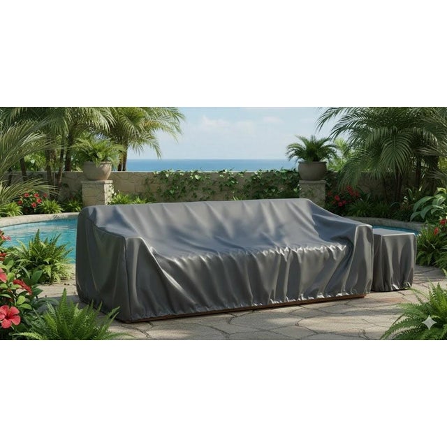 Imperial Grove Outdoor Solid Teak Wood Sofa - 84" For Sale - Image 14 of 14