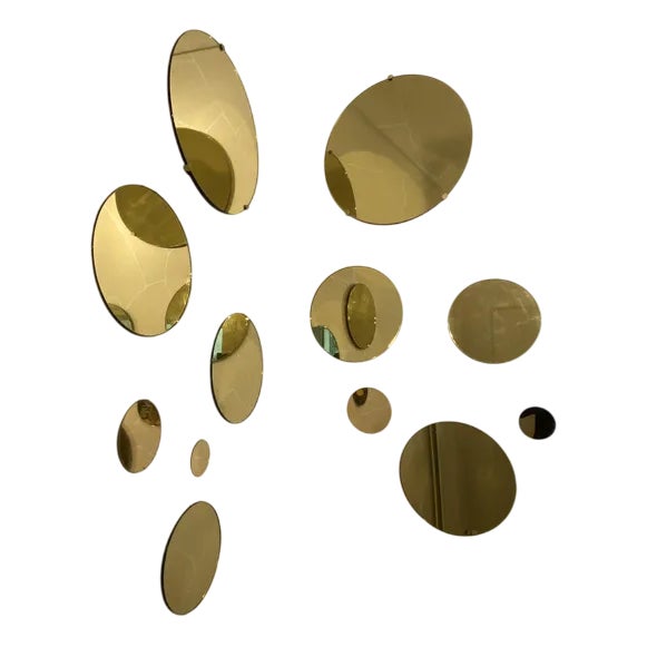 Kintsugi Mirror by Myriam Greff, Set of 12 For Sale