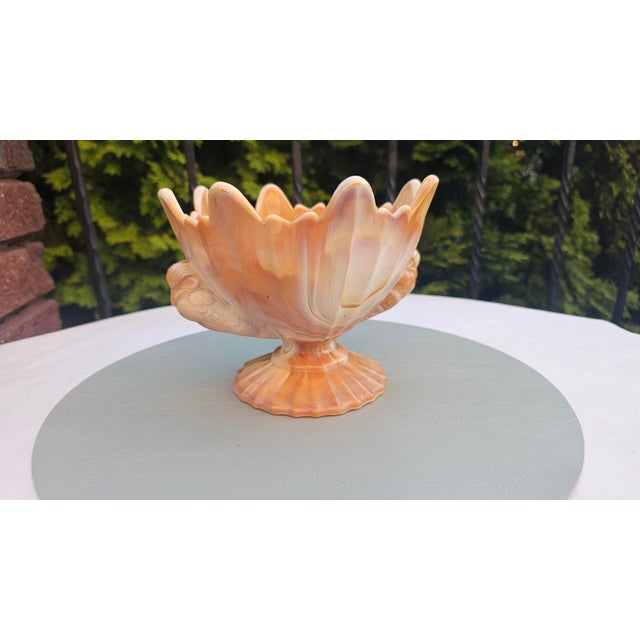 1930s Art Deco Glass Cake Stand from United Glassware STS Abel, 1930s For Sale - Image 5 of 7