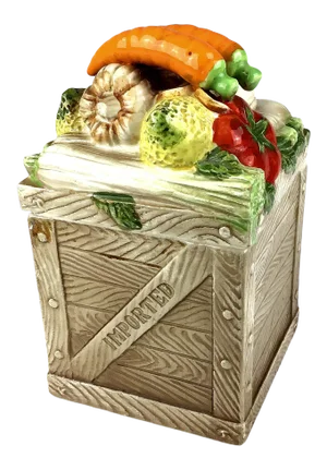 Vintage Ceramic Topiary Container