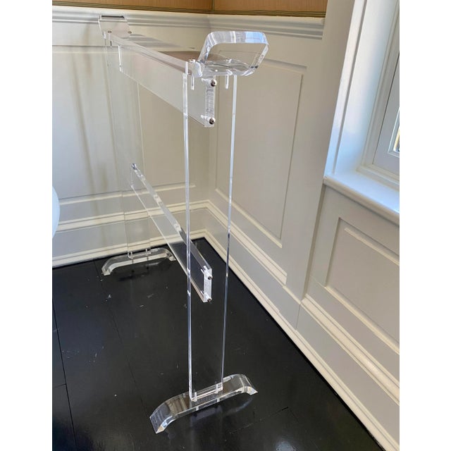Transparent Garment Valet Mid Century - Charles Hollis Jones For Sale - Image 8 of 11
