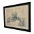 Vintage Original Farmhouse Drawing, 1934 Cottage Countryside Art For Sale
