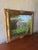 Vintage Original Zebra Oil Painting in Gilt Frame - Mother and Child Scene For Sale - Image 4 of 8