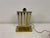 Large Brass and Chrome Table Lamp, 1970s For Sale - Image 13 of 14
