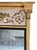 Large Antique Overmantle Wall Pier Mirror in Gilt and White Frame, 1800s For Sale - Image 3 of 7