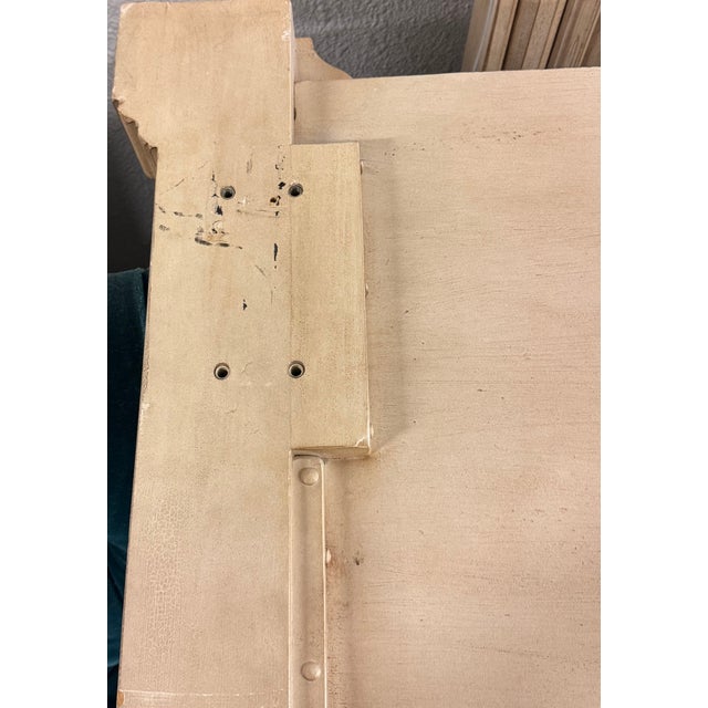 King Size Regency Wood Headboard + Footboard, Set For Sale - Image 14 of 14