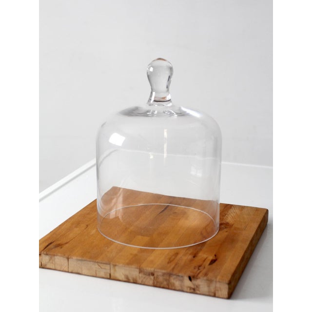 Vintage Glass Cloche For Sale - Image 9 of 9