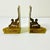 1950s Vintage Mythical Hollywood Regency Boho Chic Brass Winged Lion Bookends - A Pair. For Sale - Image 13 of 14