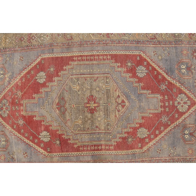 1960s Oushak Handknotted Floral Carpet For Sale In Phoenix - Image 6 of 9