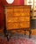 George II Burl Walnut and Marquetry Hightboard, 1890s For Sale - Image 6 of 18