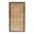 Vintage Turkish Oushak Rug With Soft Orange, Light Green, and Charcoal Brown For Sale