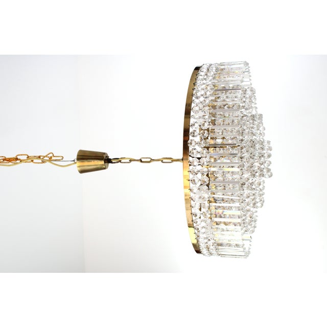 Mid-Century Modern Crystal Chandelier from Swarovski, 1960s For Sale - Image 3 of 9