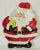 Vintage Fitz and Floyd Hand Painted Santa Ceramic Canapé Serving Plate For Sale - Image 9 of 9