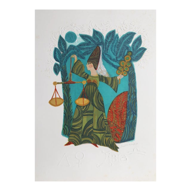 Libra From the Zodiac of Dreams Series, Judith Bledsoe For Sale