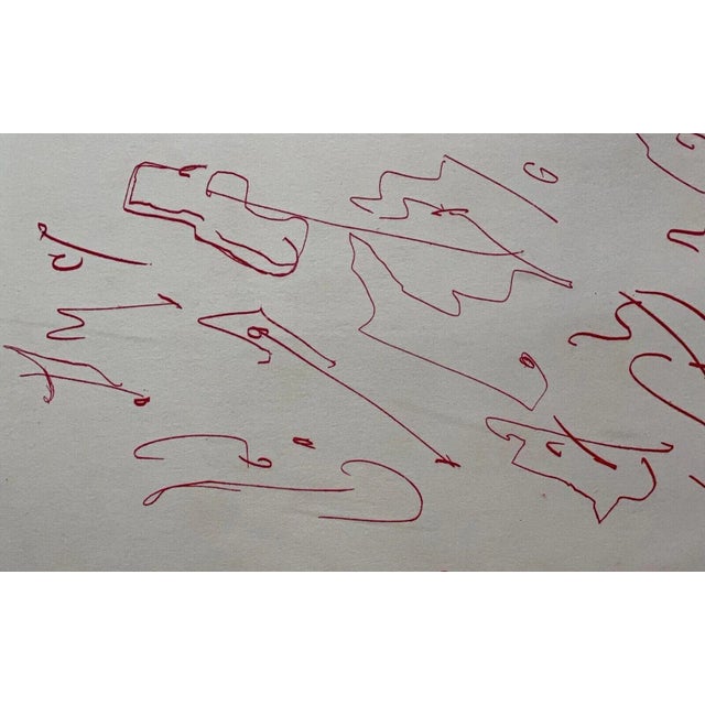 Vintage Giulio Turcato 'Degri Vagutto' Abstract Italian Modernist Color Etching For Sale - Image 11 of 12