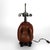 Early 20th Century Arts & Crafts Leaded Stained Glass Table Lamp With Pottery Base For Sale - Image 9 of 13