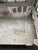 Rustic Vintage Painted Bench With Storage For Sale - Image 3 of 4
