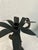 Metal Vintage Figural Iron Palm Tree & Climbing Monkeys Candle Holder, a Pair For Sale - Image 7 of 7