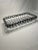 Late 20th Century Brutalist Modern Rectangular Metal Basket, Charcoal Gray For Sale - Image 5 of 12