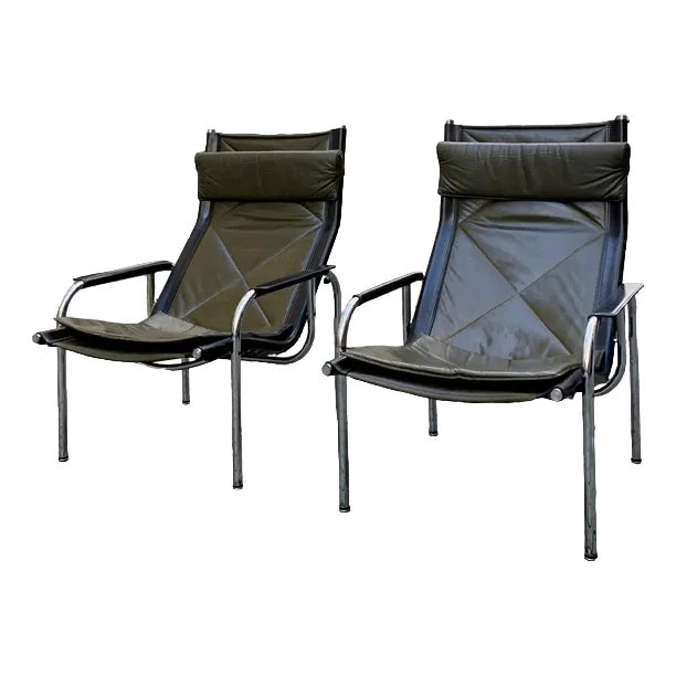 Set of Armchairs by Hans Eichenberger for Strässle by Hans Eichenberger, 1980s For Sale