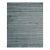 8x10 Para Elena Blue Solid Open Field Handmade Wool Carpet Rug For Sale