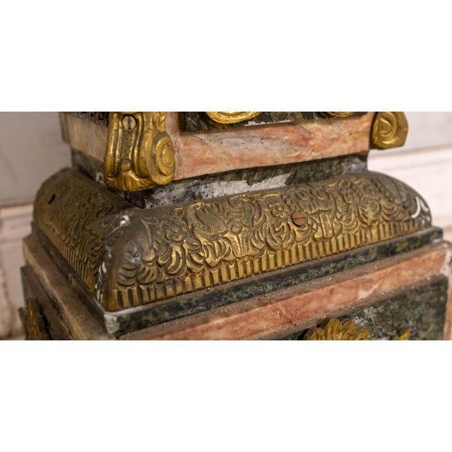 Pair Vintage Marble Pilaster Column Pedestals For Sale In Philadelphia - Image 6 of 18