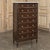 French 19th Century Louis XVI Mahogany Carrara Marble Top Semainier ~ Tall Chest of Drawers For Sale - Image 3 of 18