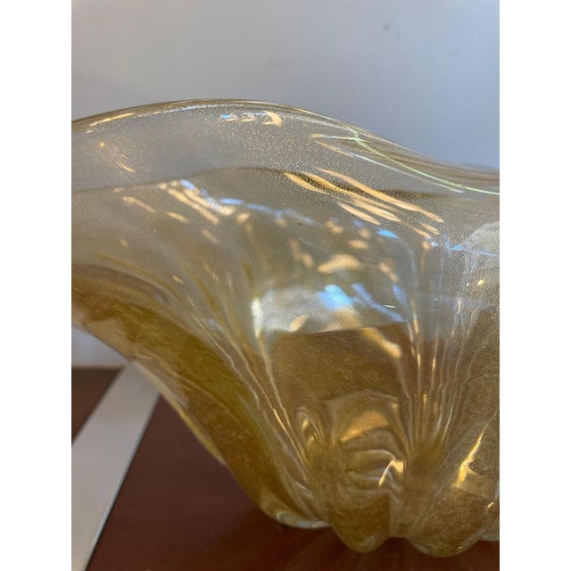 Glass Vintage Murano Glass Centerpiece from Venini, 1970s For Sale - Image 7 of 13