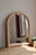Art Deco Style Powder Pink Arched Wall Mirror with Moulded Frame, 1980s For Sale - Image 9 of 9