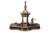 American Meriden Britannia Co Ornamental Silver Plate Centerpiece Candle Holder For Sale - Image 3 of 10