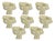 Bru Tel Dining Chairs by Malabar, Set of 8 For Sale