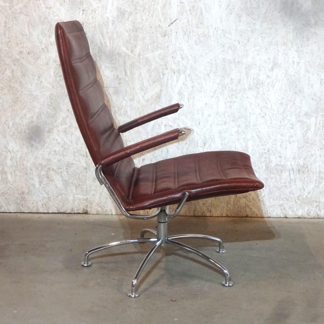 Fritz Hansen SAS Series Lufthavnstol Lounge Chair by Jens Amundsen for Fritz Hansen / Copenhagen Airport, 1982 For Sale - Image 4 of 10